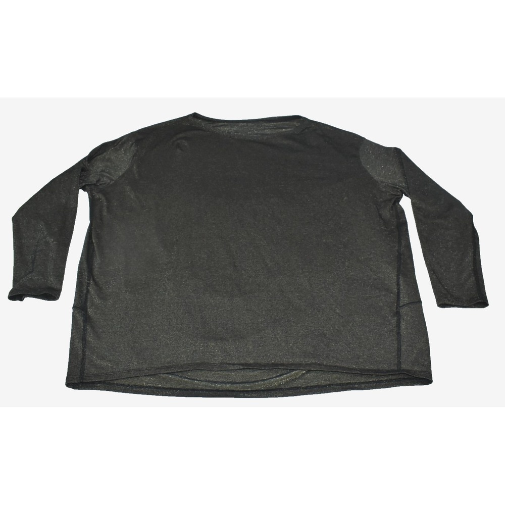 Lululemon Back In Action Top Size 12 Spark Shirt Sparkle Long Sleeve Relaxed